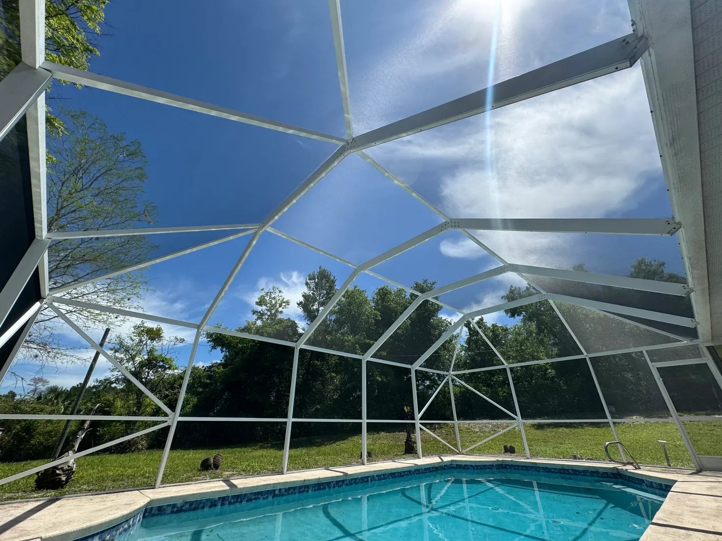 Screen Repair Bros pool cage and screen repair project 4