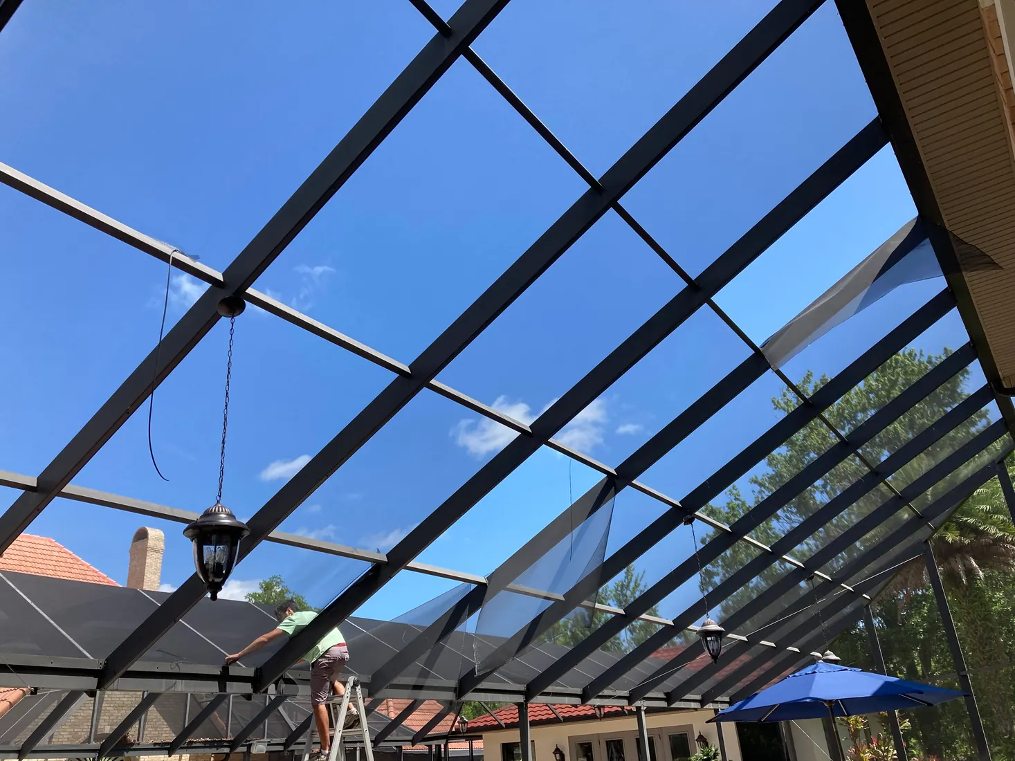 Screen Repair Bros pool cage and screen repair project 14