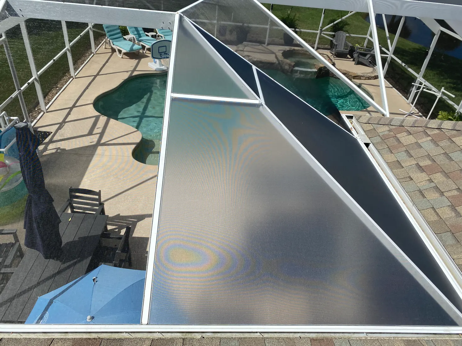 Screen Repair Bros pool cage and screen repair project 19