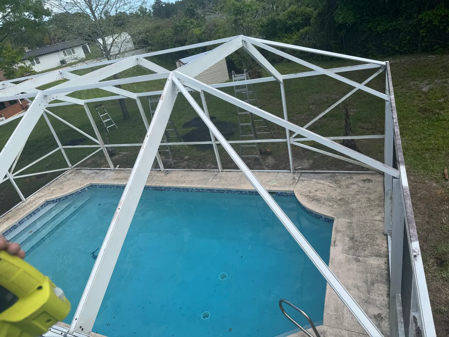 Screen Repair Bros pool cage and screen repair project 38