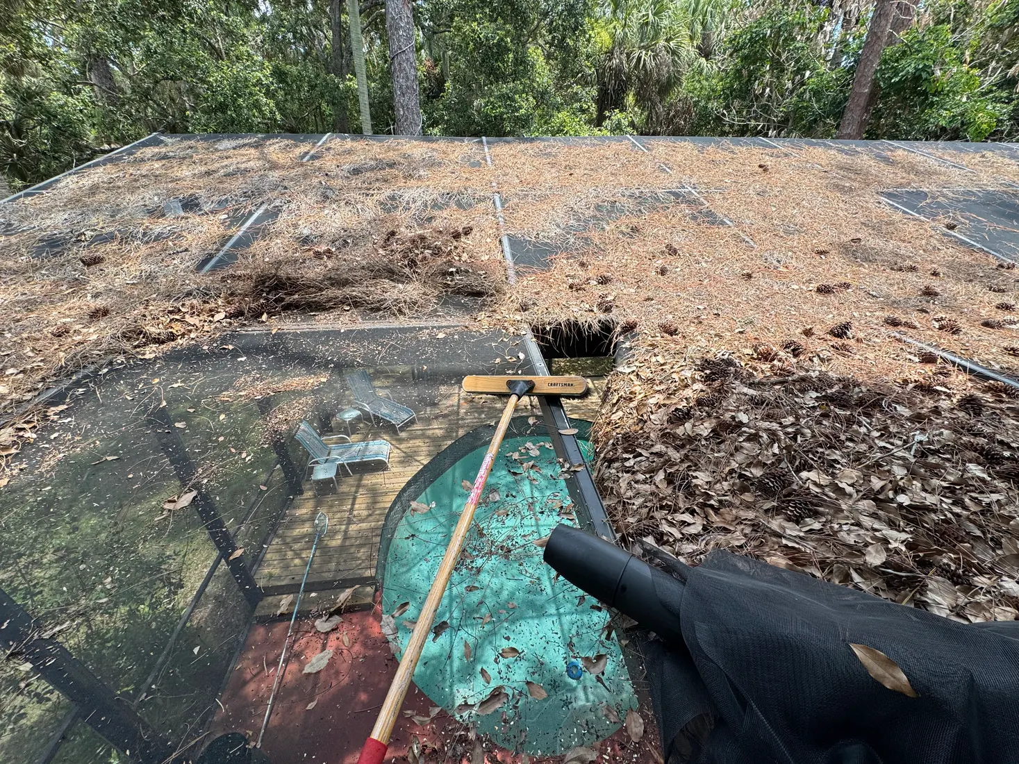 Screen Repair Bros pool cage and screen repair project 47